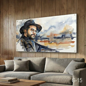 תמונת זכוכית של הינוקא הרב שלמה יהודה | G-15